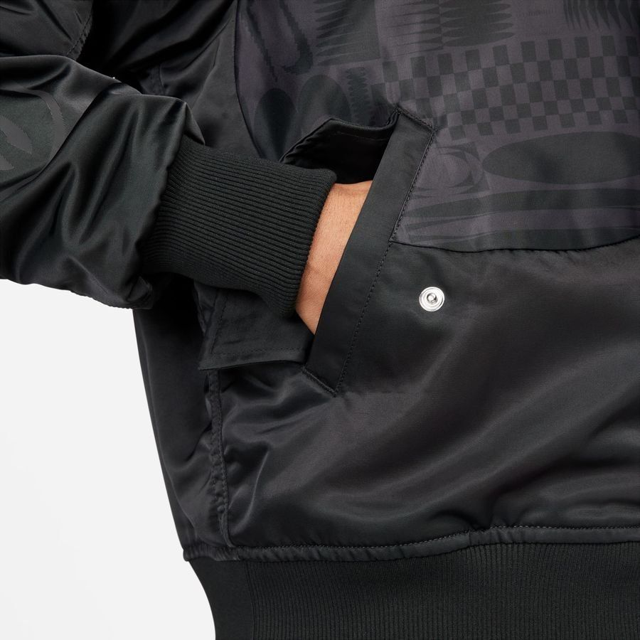 Tottenham Bomber Travel Jacket Nsw Synthetic Fill Reversible Gx Jet Bl