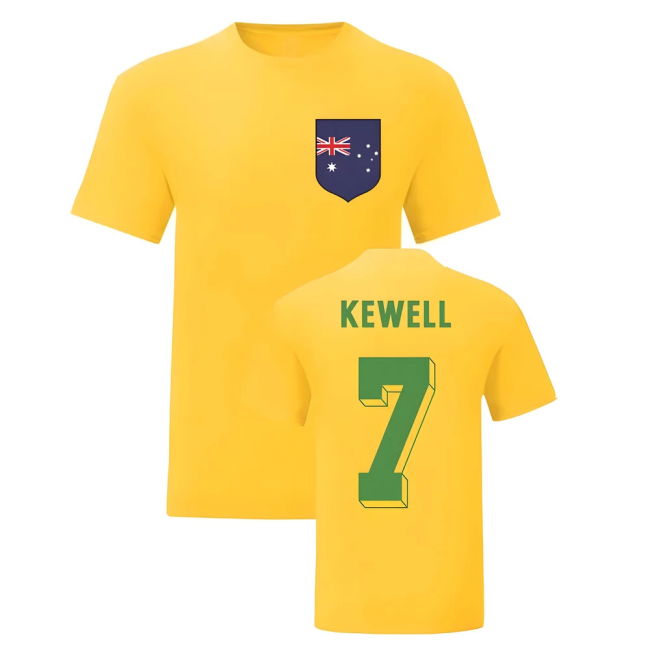 Professional Harry Kewell Australia National Hero Tee (Yellow)