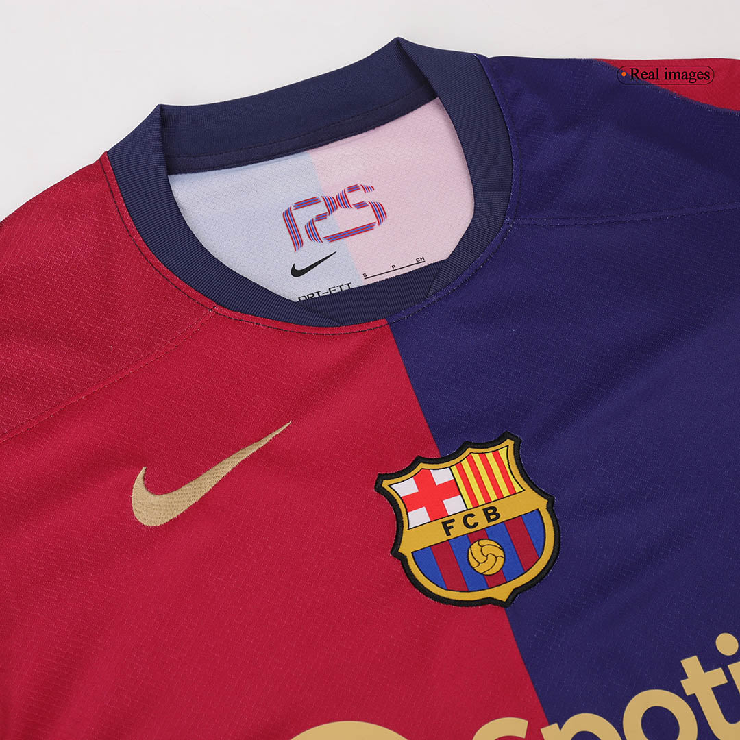 Barcelona Home  Soccer Jersey Kit(Jersey+Shorts) 2024/25 Authentic Kit