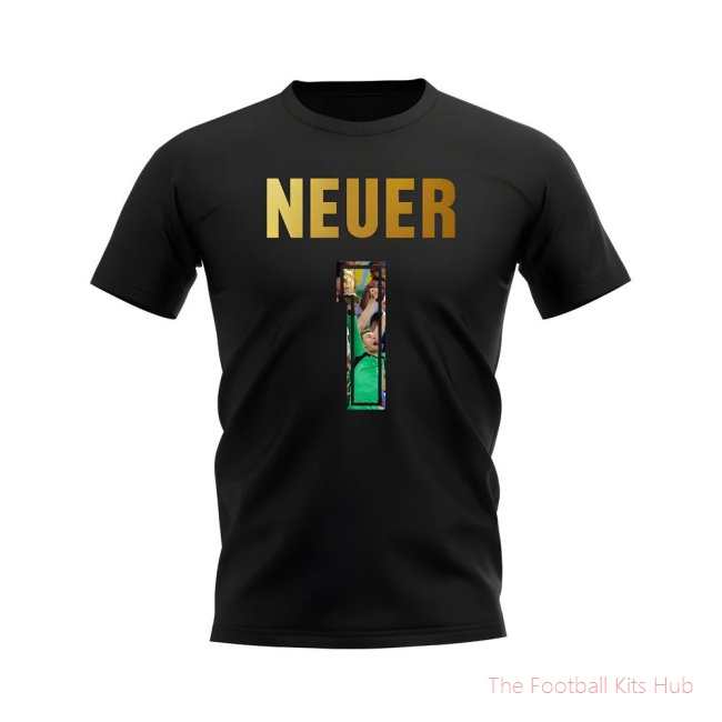 Manuel Neuer Name And Number Germany T-Shirt (Black)