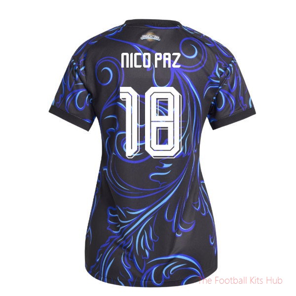 2026-2027 Argentina Away Shirt (Womens) (Nico Paz 18)