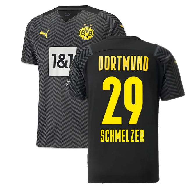 2021-2022 BVB Away Official Shirt (SCHMELZER 29) Antibacterial