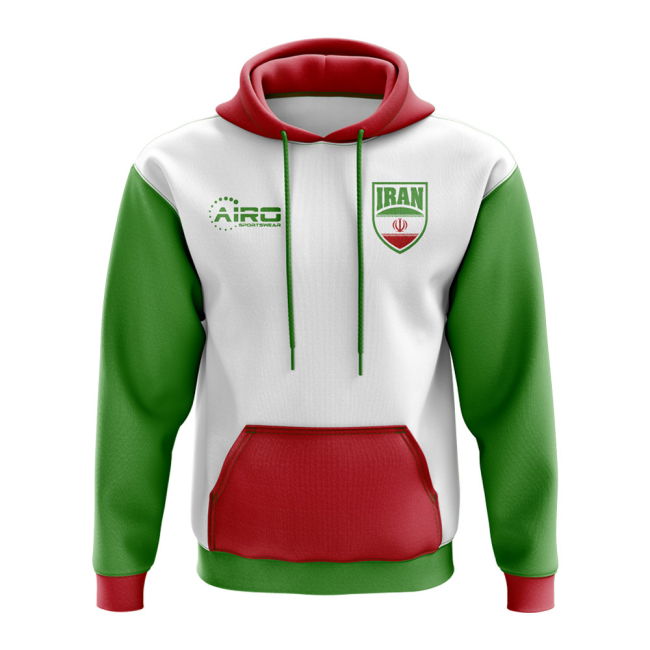 Match-Ready Elite Iran Concept Country Football Hoody (White)