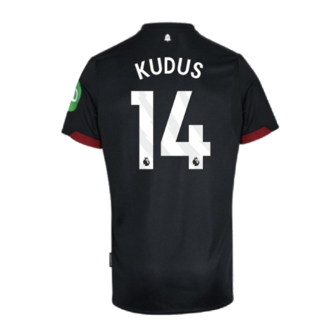 Durable Material Football West Ham Away Shirt Kids Kudus #14 Updat...