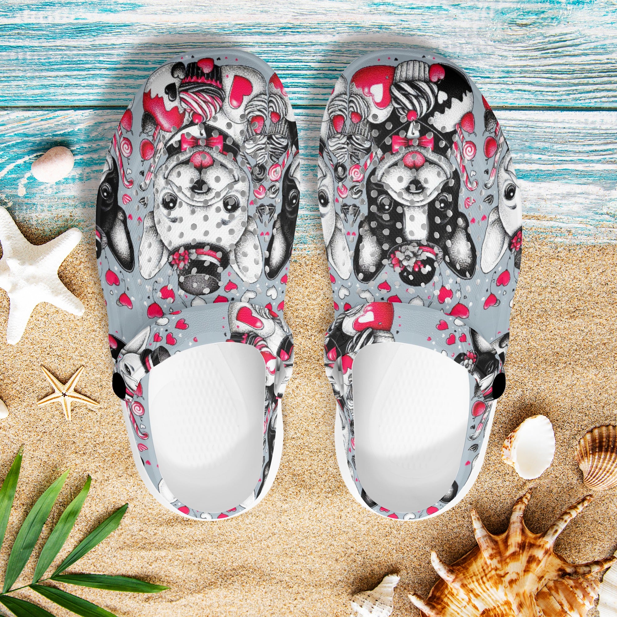 Lucy - Bulldog Summer Hollow Out Clogs For French Bulldogs