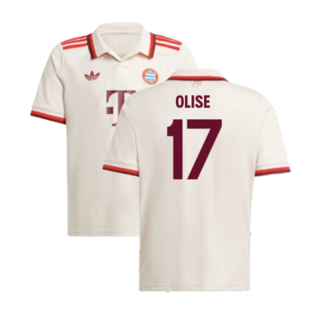 Top-Quality 2024-2025 Bayern Munich Third Shirt (Kids) (Olise 17)