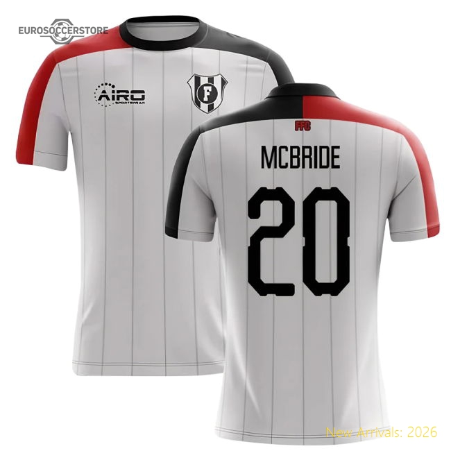 Authentic Fulham Home Mcbride Jersey 2025-2026 Stretchy