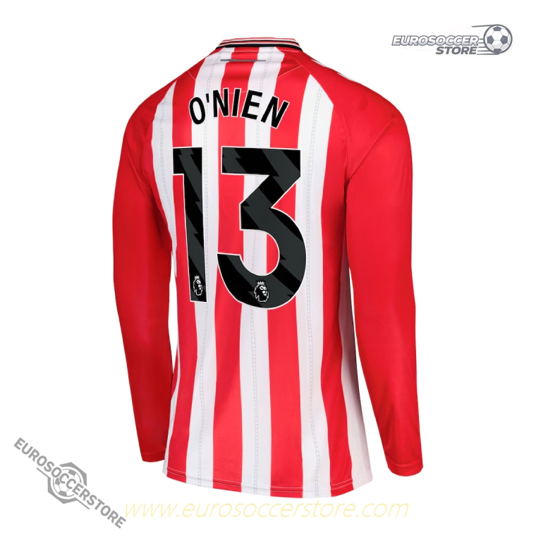 Sunderland 25-26 Home Long Sleeve Jersey with O’NIEN 13
