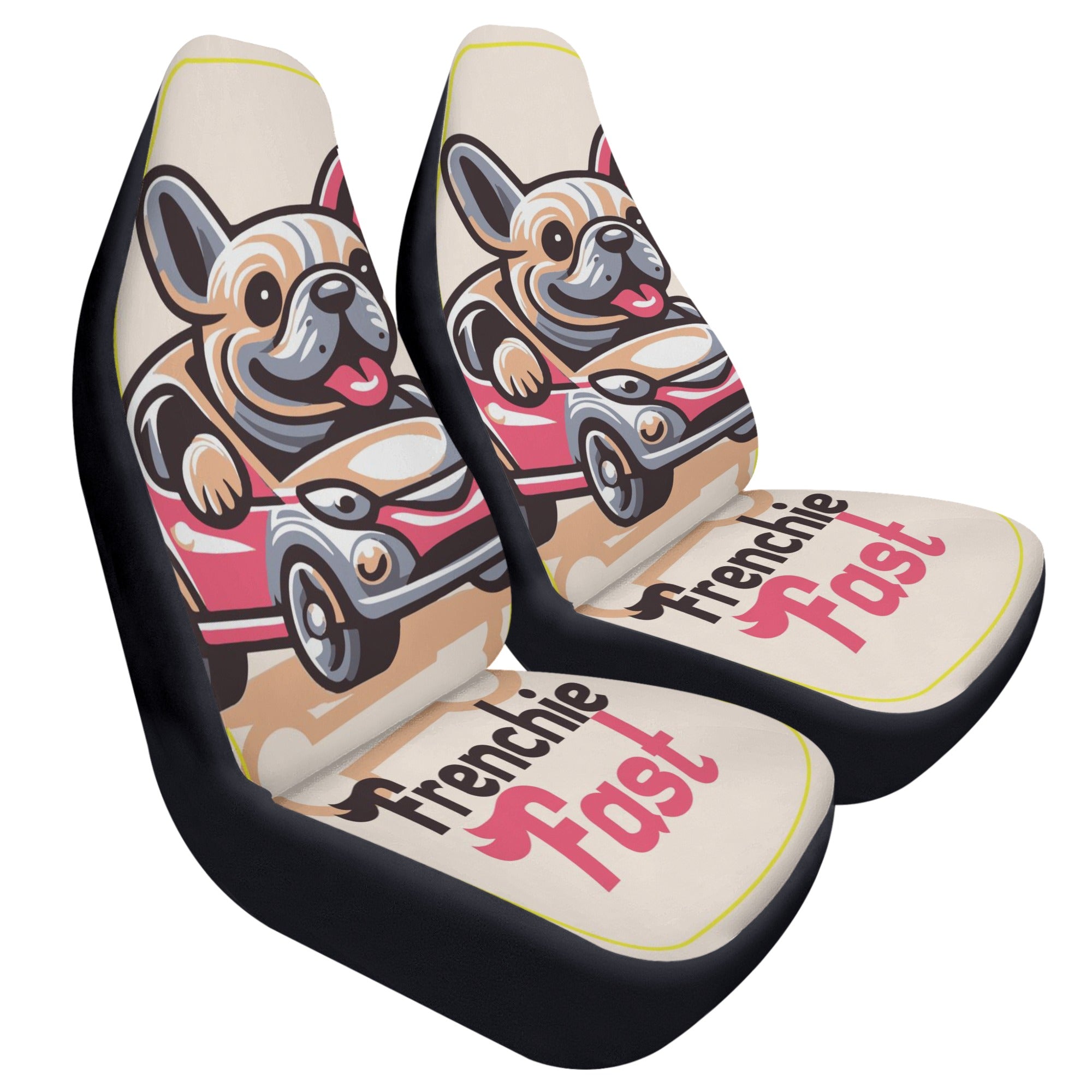 French Bulldog Murphy Car Seat Covers (2 Pcs) Cute Frenchie Essential