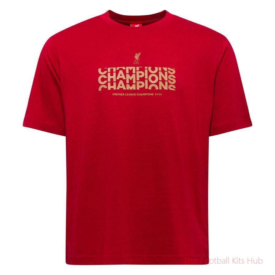 Liverpool T-Shirt Champions - Red/Gold