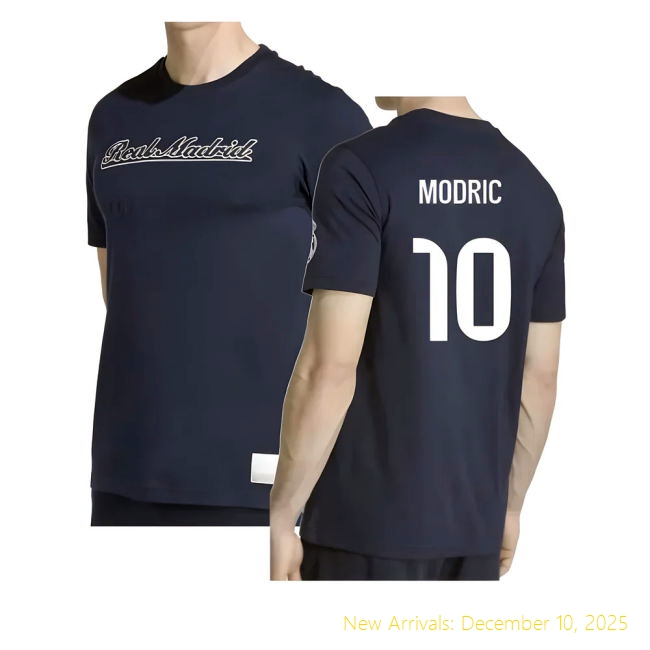 2025-2026 Real Madrid Home None - High Quality Football (Modric 10) -...