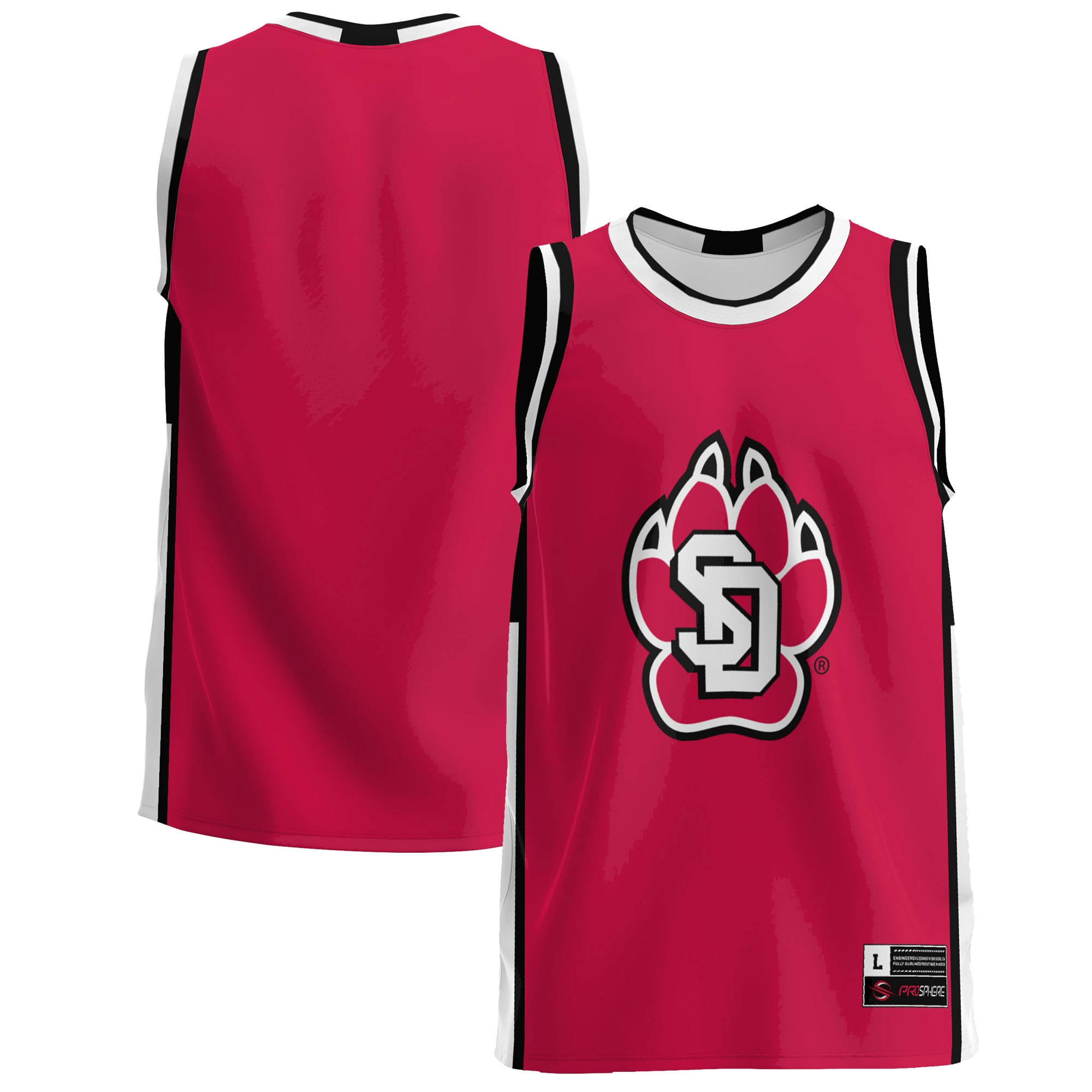 [NJP] South Dakota Coyotes GameDay Greats Lightweight Basketball Jersey - Red