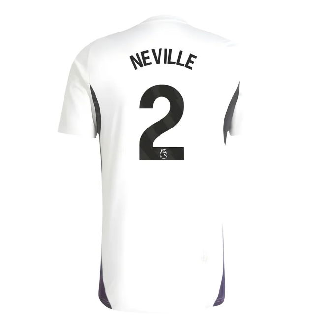 2025-2026 Man Utd Training Jersey (White) (Neville 2) (Fan Favorite)