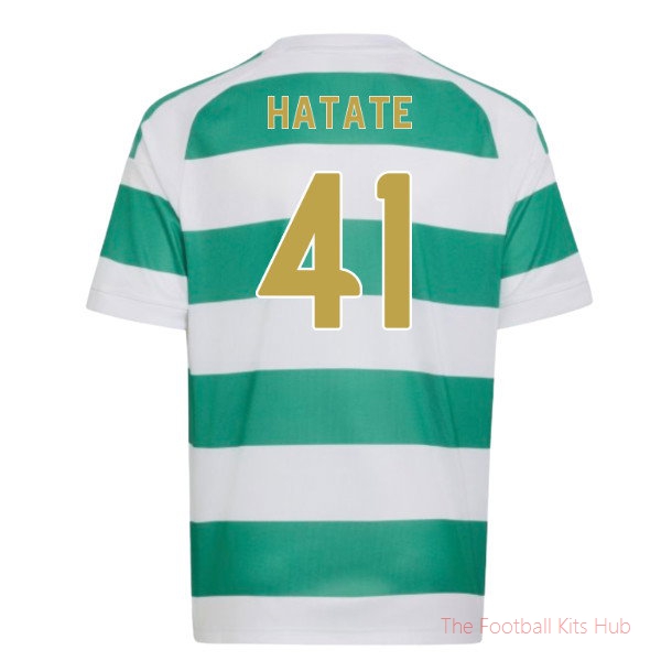 Celtic 2026-2027 Home Shirt Hatate #41 Youth Football Kit
