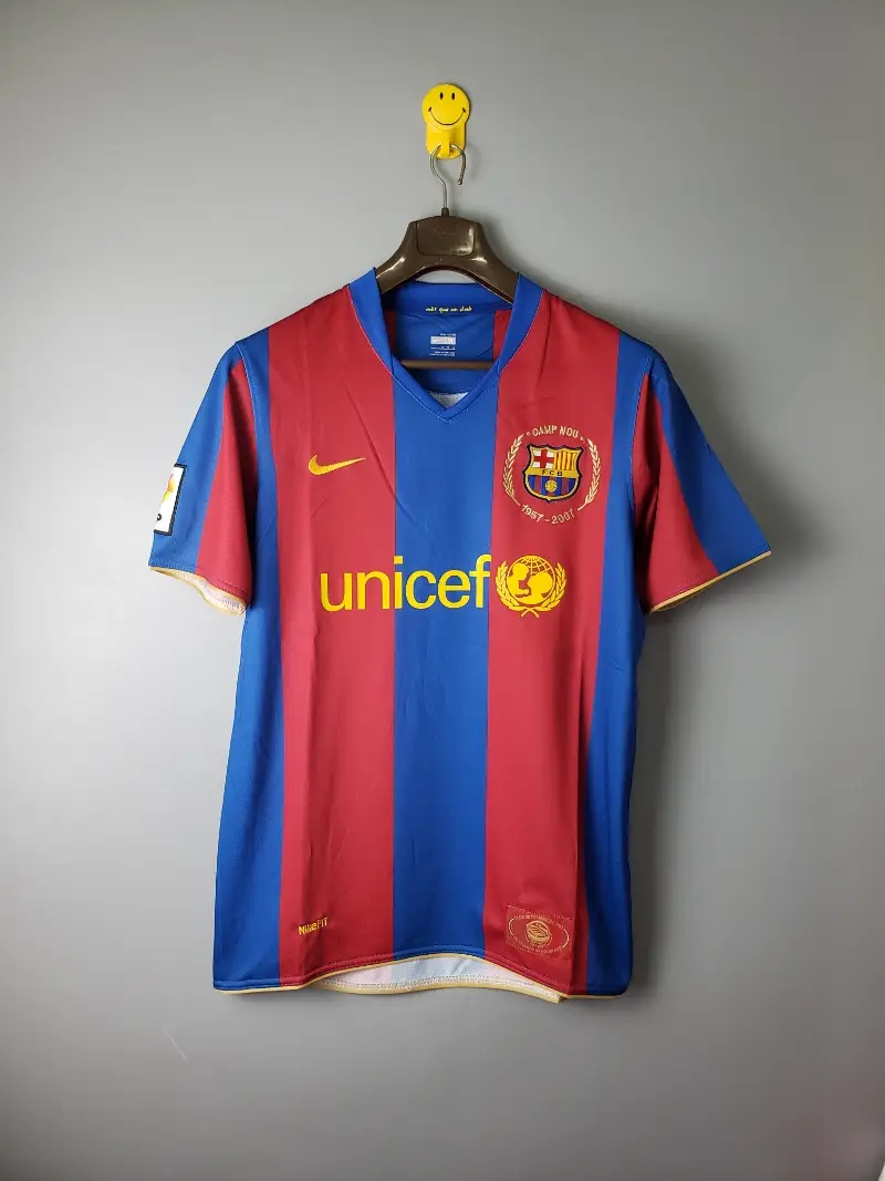 2007-2008 Barcelona Jersey retro kit