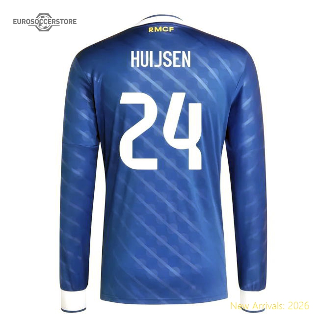 Genuine 2025-2026 Real Madrid Long Sleeve Third Shirt (Huijsen 24)