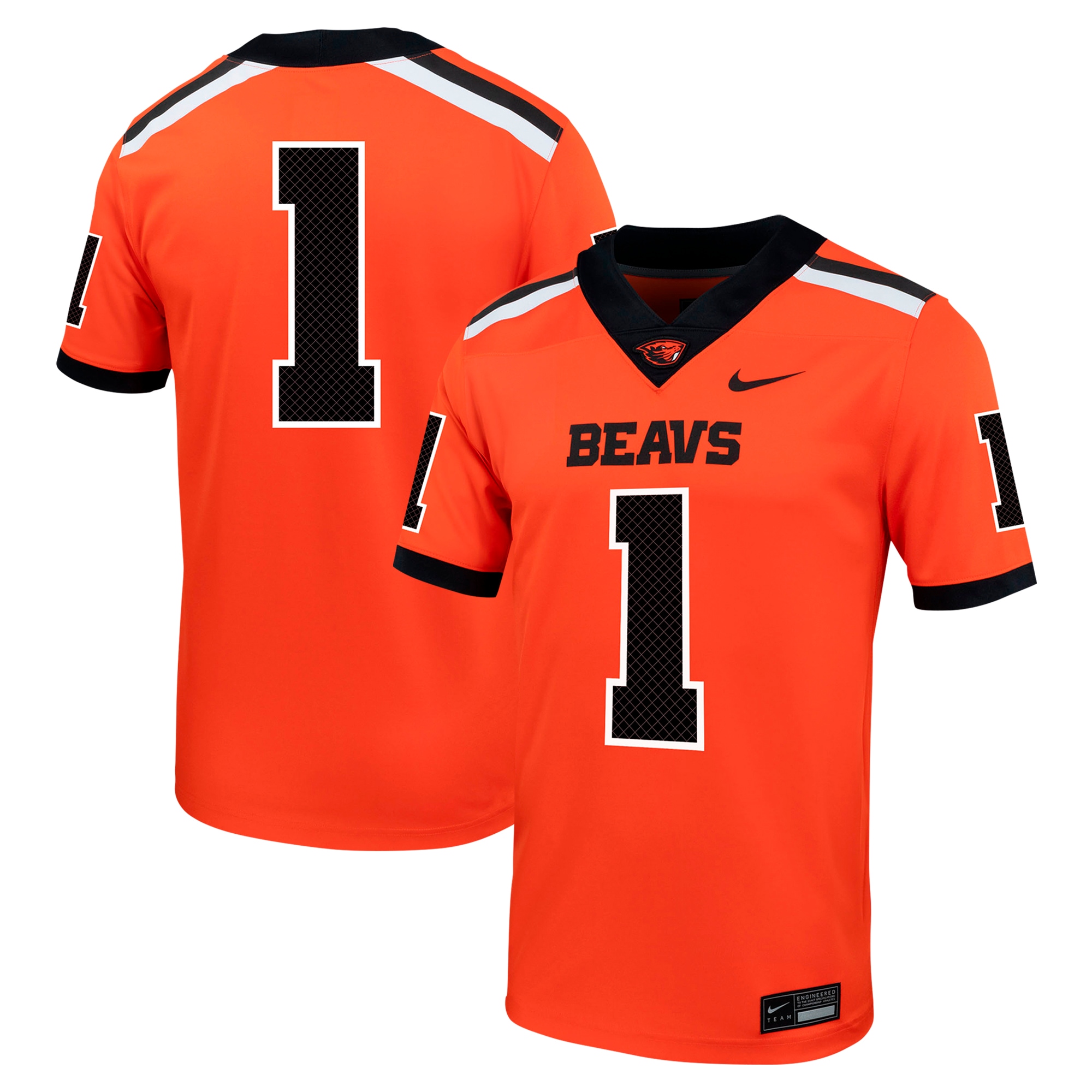 #1 Oregon State Beavers Untouchable 2026 Season Football Jersey?�C Orange