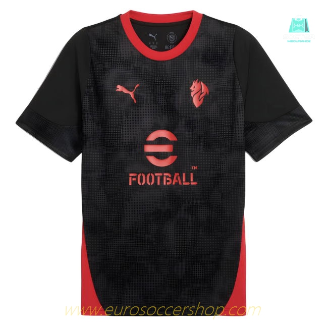 2025-2026 AC Milan Training Jersey (Black)