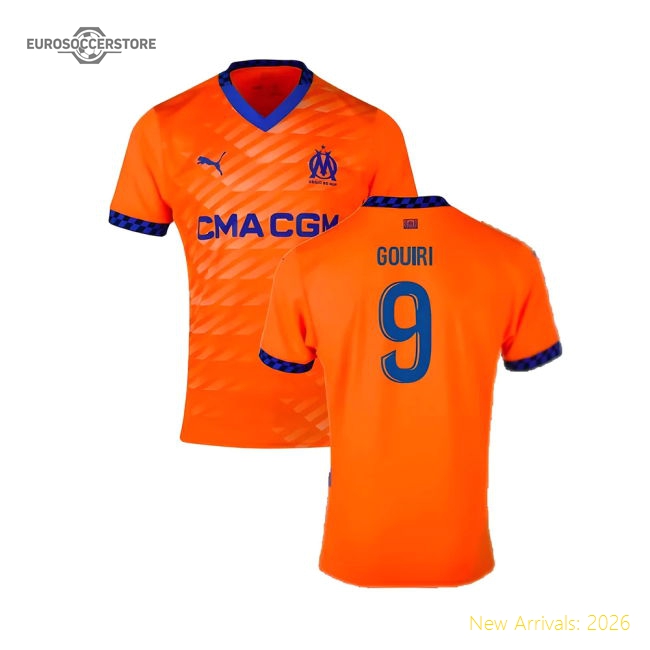 Premium Genuine 2024-2025 Marseille Third Shirt (Gouiri 9)