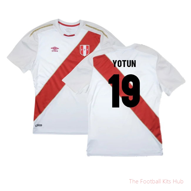 Peru 2018-19 Home Shirt ((Good) S) (Yotun 19)