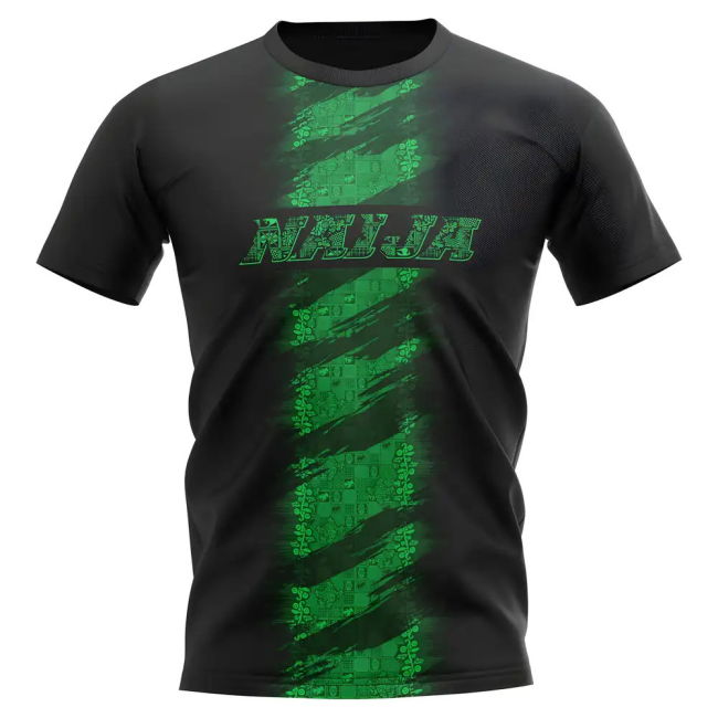 2025-2026 Nigeria Concept Training Shirt (Black) - Baby