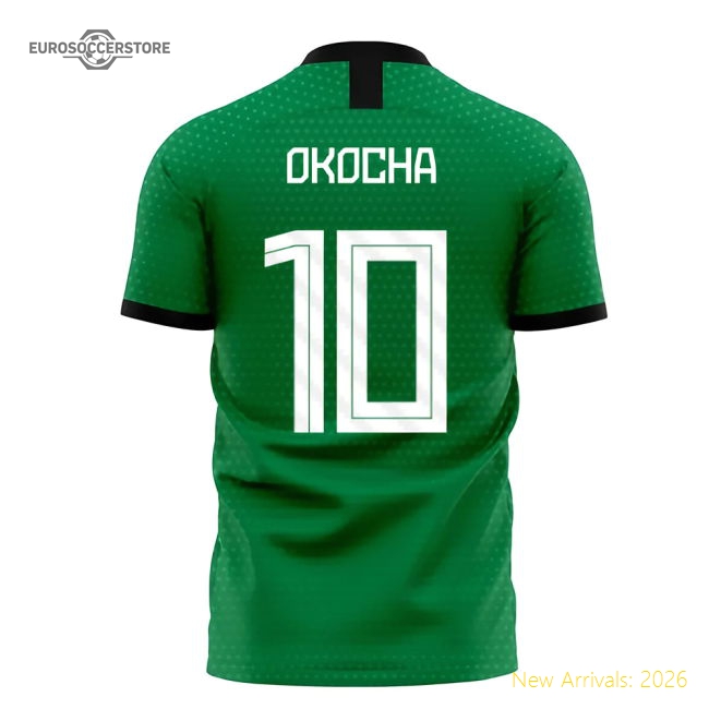Super Eagles 2025-2026 Home Concept Football Kit (libero) (okocha 10)