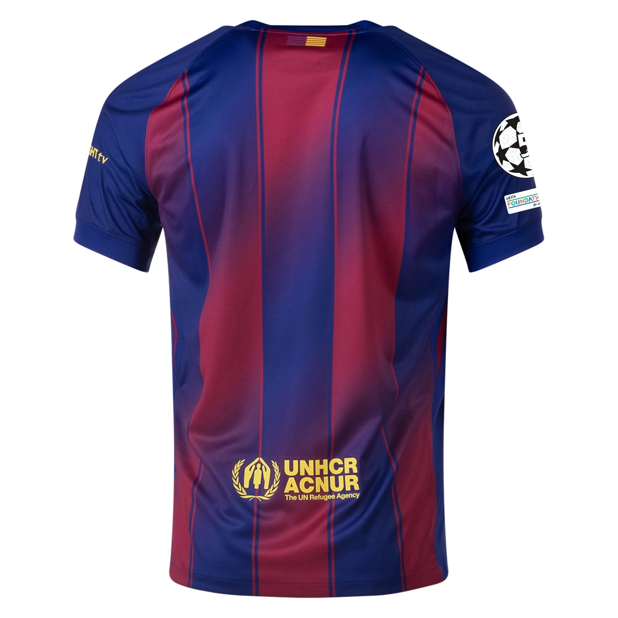Barcelona Gold) 2025-2026 UCL Home Jersey – Authentic Shirt