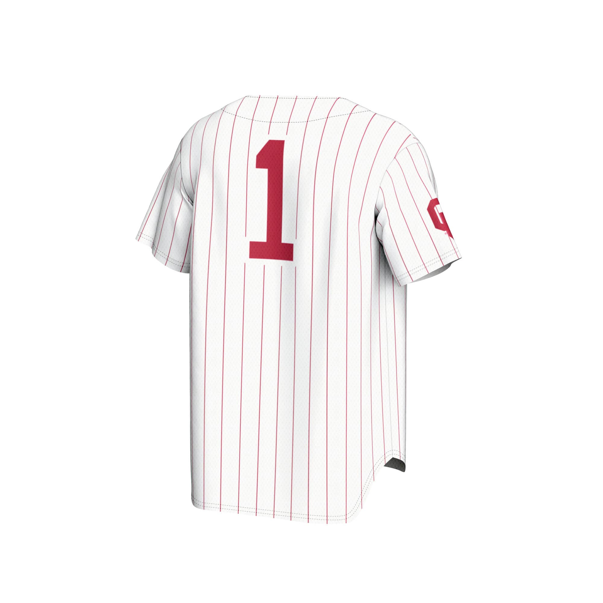 [NJP] Oklahoma Sooners GameDay Greats Lightweight Baseball Jersey - White