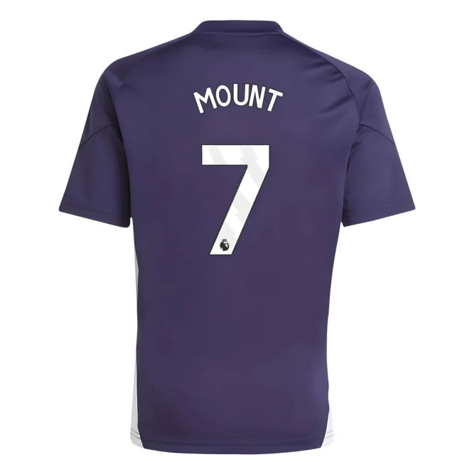 2025-2026 Man Utd Training Jersey (Aurora Plum) - Kids (Mount 7)