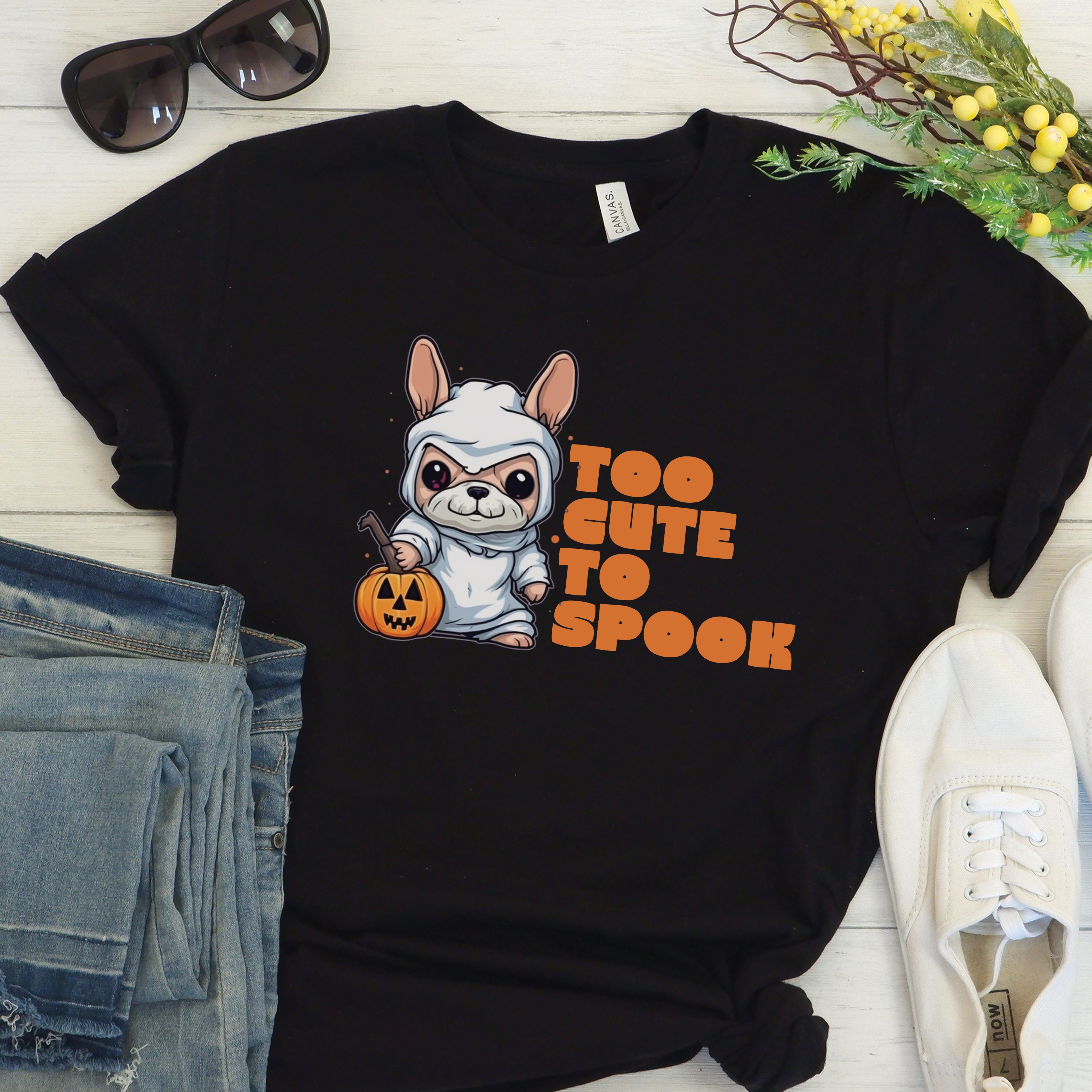 Durable Too Cute - Trendy Unisex T-shirt Frenchie Themed Wear