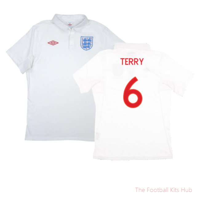 England 2010-12 Home Shirt (XL) (Good) (TERRY 6)