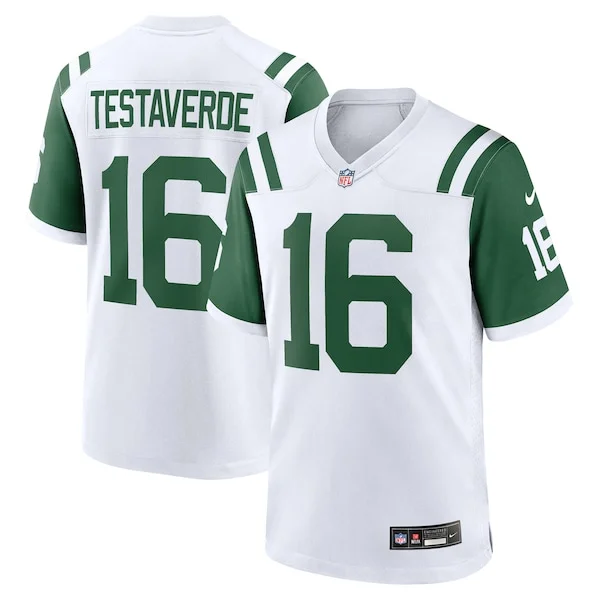 None Vinny Testaverde Game Jersey - White | NFL Player Jersey