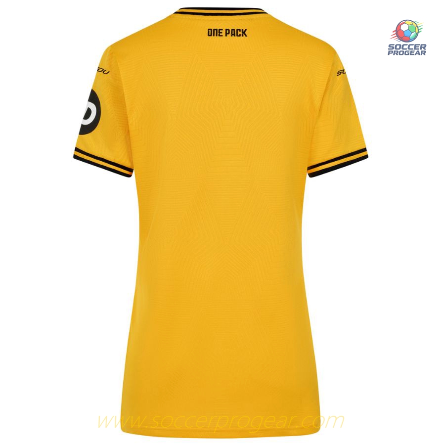 Wolverhampton Home Football Jersey 2024-2025 Season Women's