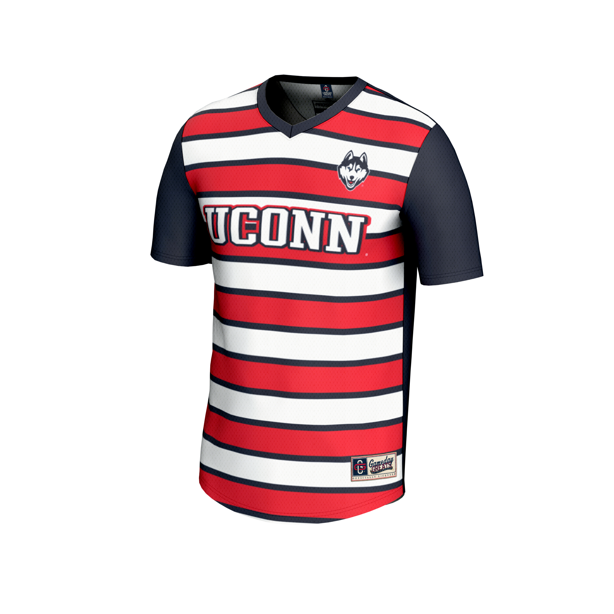 [LK] UConn Huskies GameDay Greats Youth Lightweight Soccer Fashion Jersey - Navy