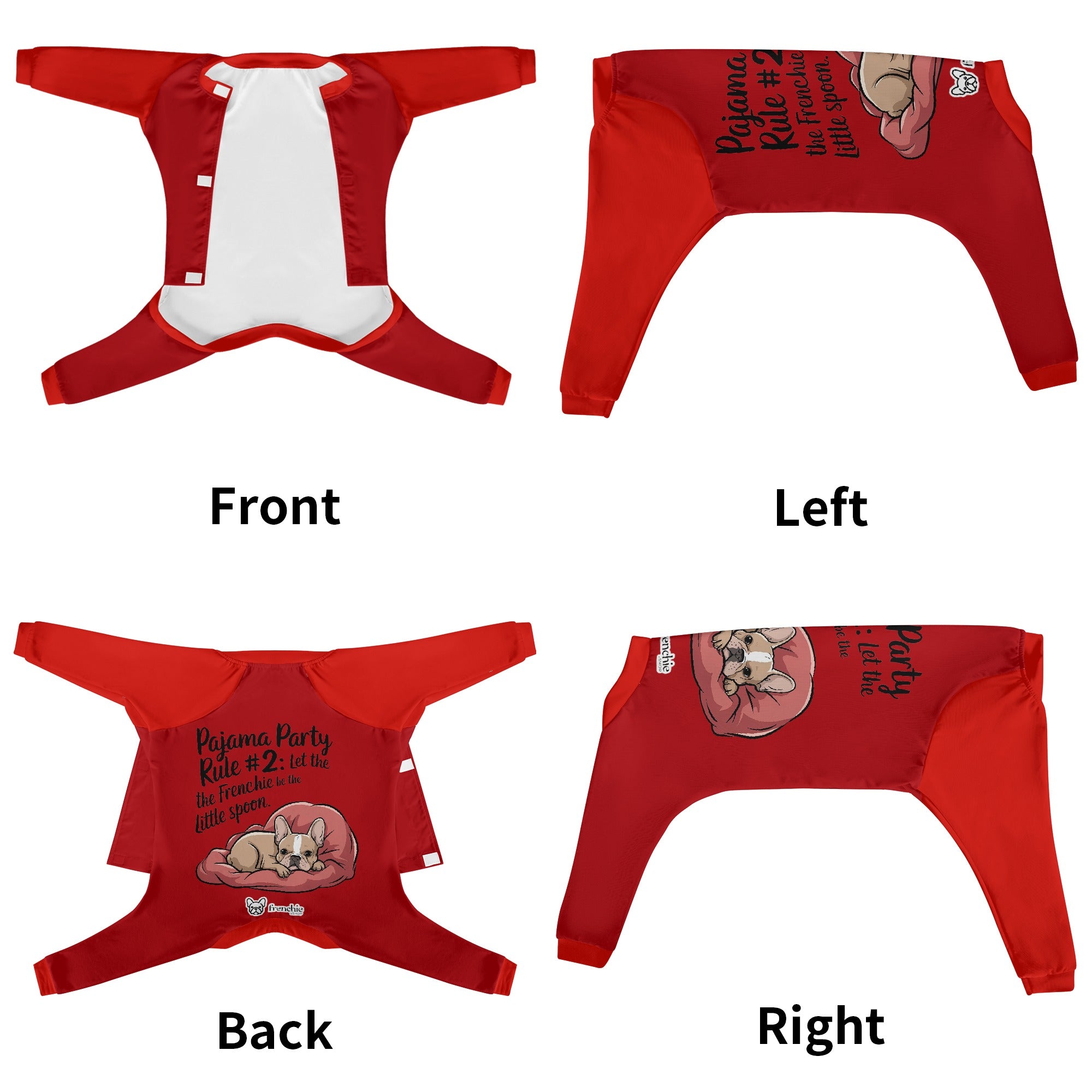 French Bulldog Pajama Party Rule #2: Let The Frenchie Be The Little