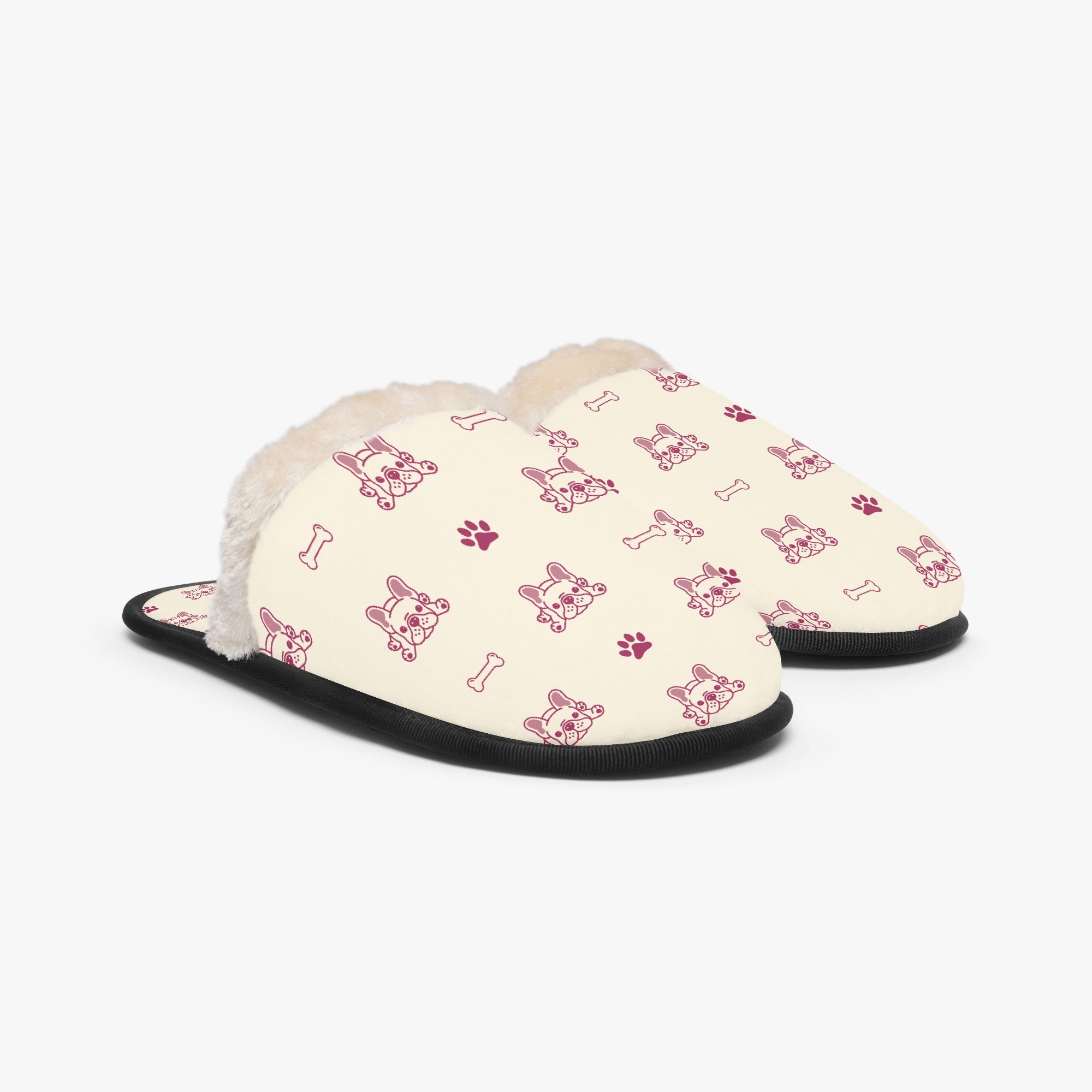 Lifestyle-Driven Milo - Cozy Winter Slippers for French Bulldog Lovers