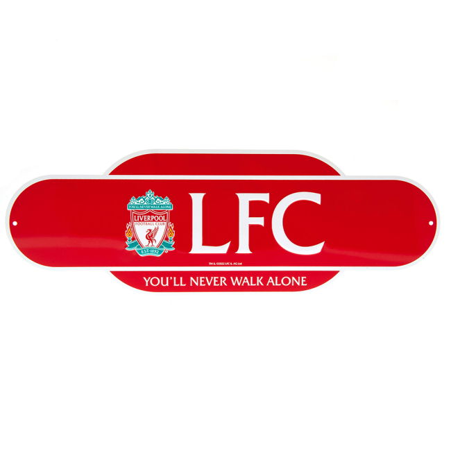 Men's Liverpool FC Colour Retro Sign