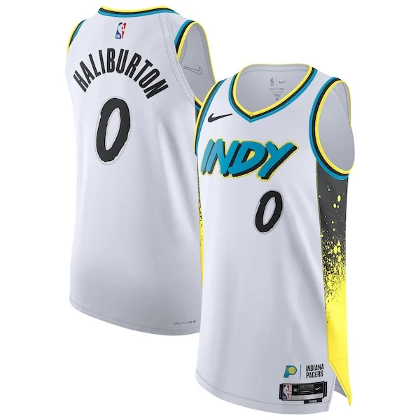 Tyrese Haliburton IND Premium-Quality Authentic Jersey - Affordable