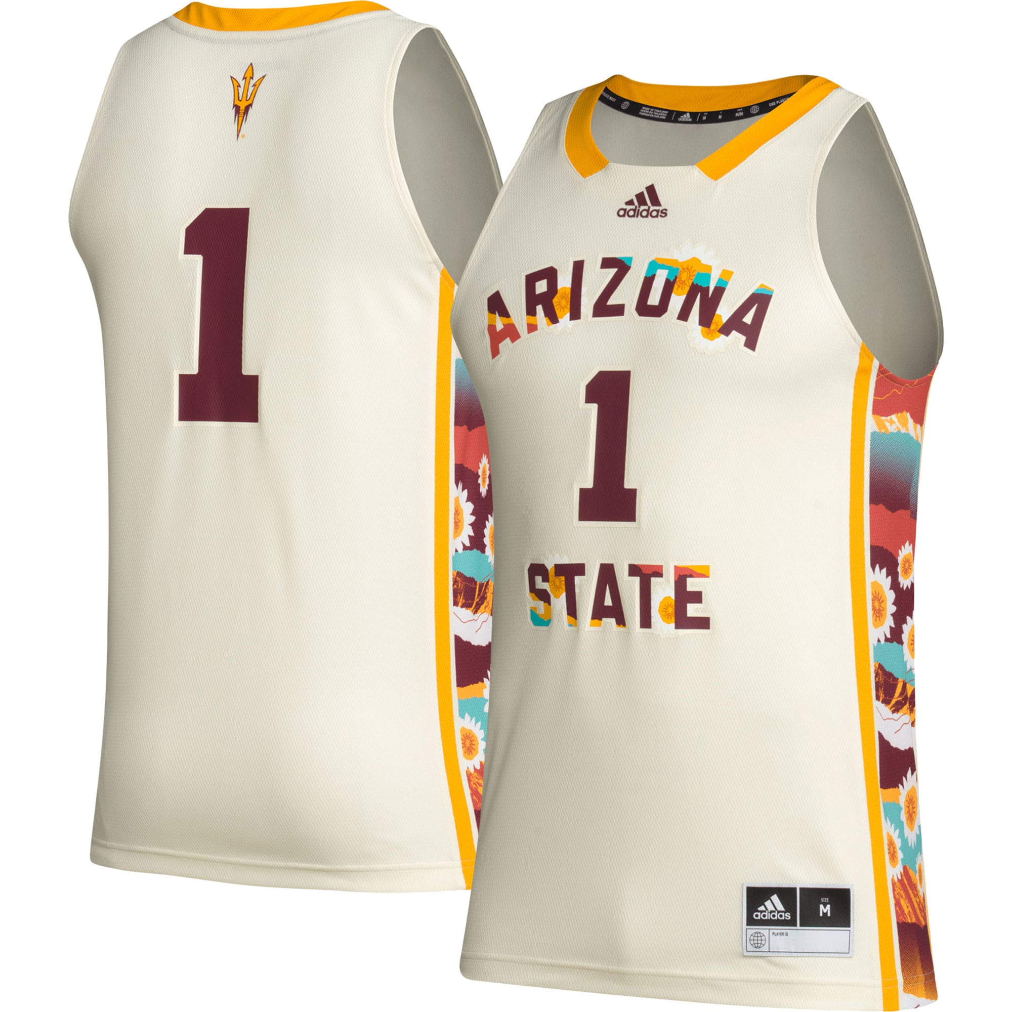 [NJP] Arizona State Sun Devils Honoring Black Excellence Basketball Jersey - Khaki