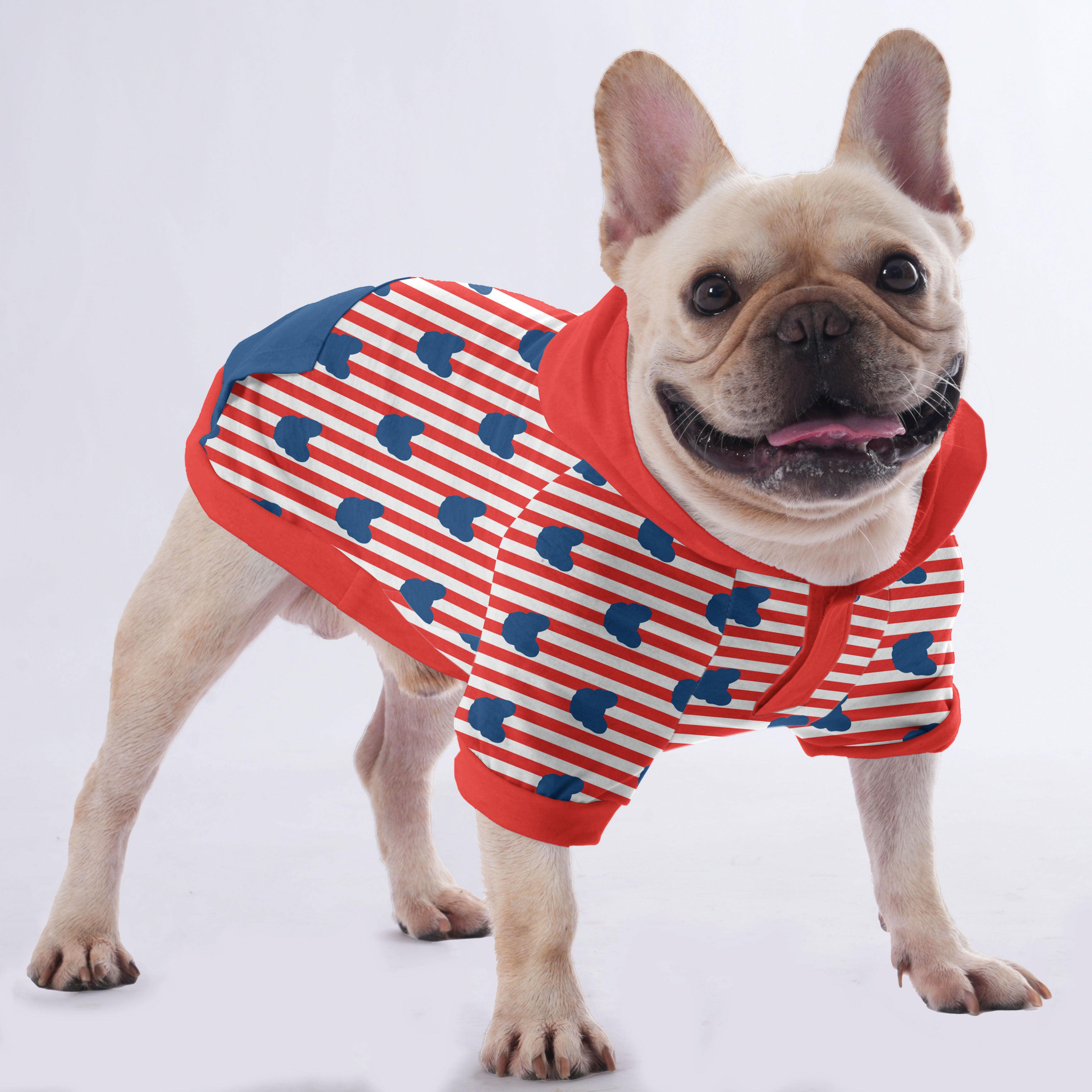 French Bulldog Poof Hoodies For French Bulldog | Frenchie Shop Original Durable Dog Item