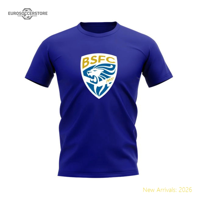 Luxury Brescia Badge T-shirt (royal Blue) - Match Quality