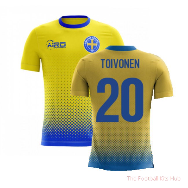 [LK] 2025/26 Sweden Airo Home Shirt (Toivonen 20)