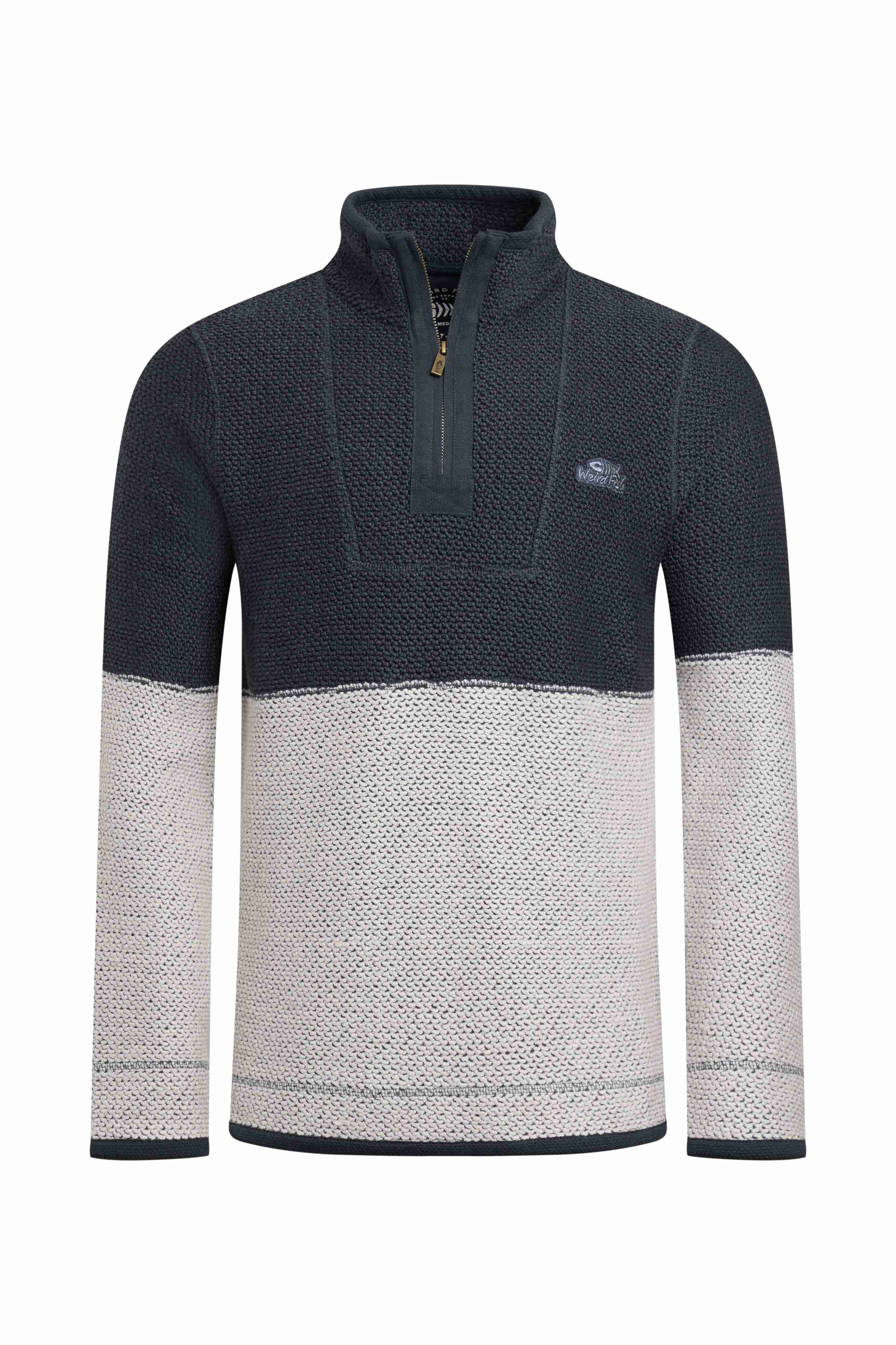 Kielder 1/4 Zip Limited Edition Macaroni Sweatshirt Dark Navy