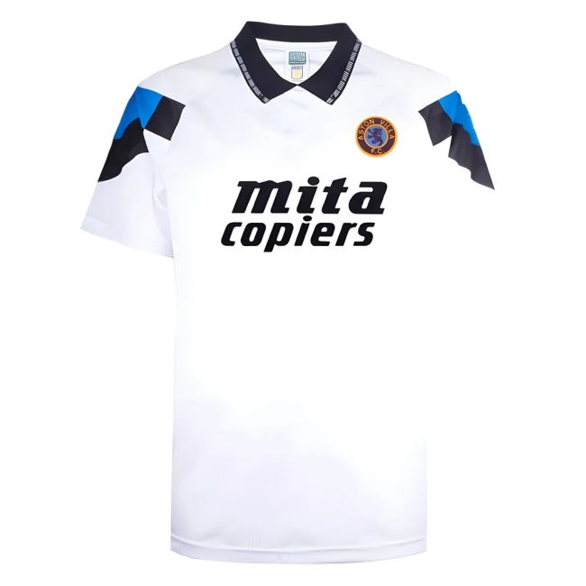 Genuine 1990-1991 Aston Villa English Premier League Away Kit