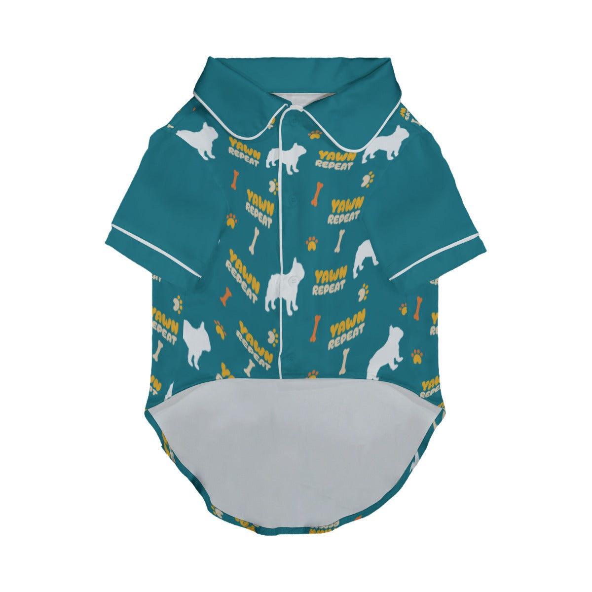 French Bulldog Yawn,repeat Pajamas For French Bulldog Comfy Pet Product