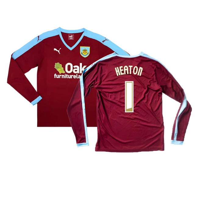 Professional Grade Burnley Long Sleeve Home Shirt Excellent S Heat...