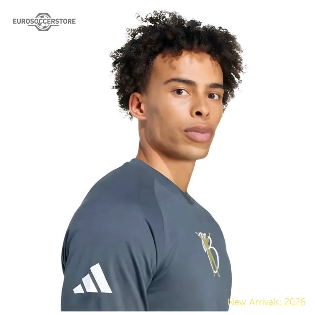 Excellent 2024-2025 Adidas Jude Bellingham Long Sleeve Tee (grey)