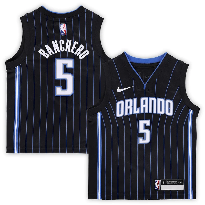 Paolo Banchero ORL Swingman Jersey - retro Basketball - Black