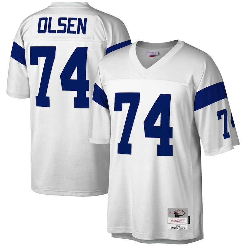 None Merlin Olsen LA Rams Timeless Premium-Quality Jersey Football App