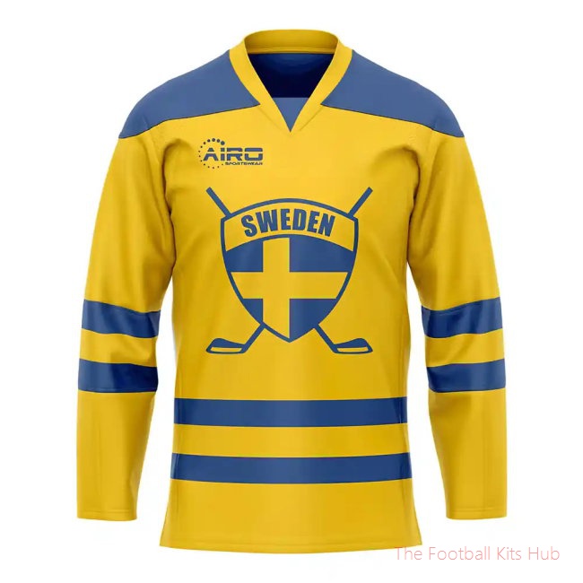 Men Sweden Home Ice Hockey Shirt
